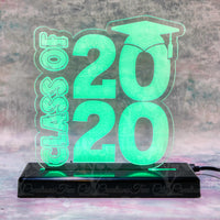 Class of 2020 Graduation Edge Lit Sign - LED Acrylic Sign