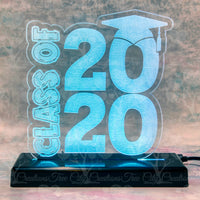 Class of 2020 Graduation Edge Lit Sign - LED Acrylic Sign