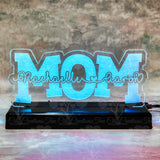 Custom Mom Neon Sign with Names, LED Acrylic Sign, LED Lamp