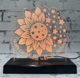 Sunflower LED Acrylic Sign, LED Lamp