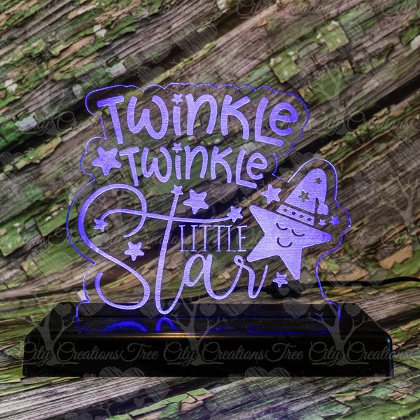 Twinkle Twinkle Little Star - LED Acrylic Sign